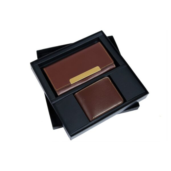 Vegan Leather 2 in 1 Gift set - GS595 - Image 2